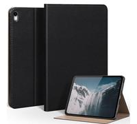 CPNVWA Case for iPad A16 11th Gen 11 Inch,iPad 10th Gen. 10.9 Inch,Leather Folio Cover with Auto Wake/Sleep, Adjustable Stand, Shockproof and Multiple View Angles Protection Case-Black