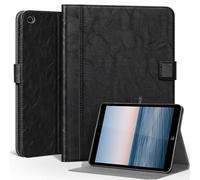 CPNVWA Leather Case for iPad 9th/8th/7th Generation 10.2 Inch(2021/2020/2019),Premium Leather Folio Cover with Auto Wake/Sleep,Adjustable Stand,Black