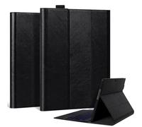 CPNVWA Leather Case for Microsoft Surface Pro 9/10/11 13 Inch，Premium Leather,Business Portfolio Support Type Cover Keyboard & Pencil Holder, Auto Sleep/Wake, Multi-Angle Viewing Cover,Black