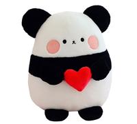 Cpoeof Kawaii Stuffed Panda with Love Heart - Super Soft Panda Plush Pillow Toy, Cute Fluffy Animal Gift for Valentine's Day, Birthday,Christmas,30cm