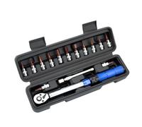 Cpolebev 1/4" 2-24Nm Torque Spanner Adjustable Torque Wrench Bicycle Repair Tool Kit Set Tool Bike Repair Spanner Hand Tool Set
