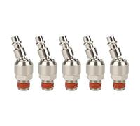Cpolebev 1/4 inch Swivel Air Plug, Air Tool Fittings, 1/4 inch NPT Male Industrial Swivel Plug, 1/4 Inch Air Fittings and Plug