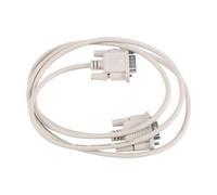 Cpolebev 1.4M RS232 DB9 9 Pin Male to VGA Video 15 Pin Male Adapter Cable Light Gray