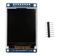Cpolebev 1.8 Inch LCD Display Module Full Color 128x160 RGB SPI TFT LCD Display Module ST7735S 3.3V Replace OLED Power Supply