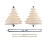 Cpolebev 1 Beige 7-Layer 6-Slot Motor Repair Tool Pagoda Motor Winding Mold Single-Phase Universal Micro-Motor Winding Tool