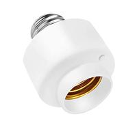 Cpolebev 1 Pack Tuya Smart Life WiFi Smart Light Bulb Socket Adapter E27 Switch Lamp Base Holder for Home