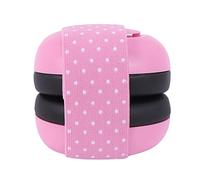 Cpolebev 1 Pair Baby Anti-Noise Earmuffs Elastic Strap Ear Protection Baby Earmuffs Soundproof Hearing Headphone Ear Protector-Pink