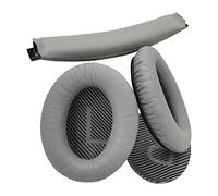 Cpolebev 1 Pair Grey Headband Cushion for Quiet Comfort 25 35 (QC25 QC35) and 35 II (QC35Ii)