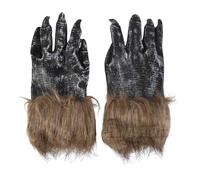 Cpolebev 1 Pair Wolf Gloves Halloween Mask animal mask set Masquerade Wolf (Size: L, Color: Black)