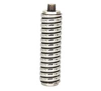 Cpolebev 1 PCS -3H CB Antenna Spring Mount Silver Spring Bracket for Vehicle CB Radio Antenna Mount Up to 60Inch Long and 3/8Inch - 24 Threads