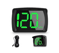 Cpolebev 1 PCS Car Hud GPS Speedometer Head Up Display ABS for Cars with Speed,Mph,USB Plug and Play,Suitable for All Car