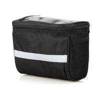Cpolebev 1 PCS Electric Bicycle Bag Front Pocket Front Mobile Phone Cooler Bag 21.5X16.5X13.5cm