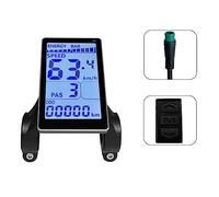 Cpolebev 1 PCS Electric Bike LCD Meter Electric Scooter M5 LCD Panel Screen 5 Pin 24V 36V 48V 60V Universal Waterproof Connector