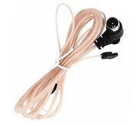 Cpolebev 1 Pcs FM Radio Antenna 75 Dipole Indoor T Antennas Copper HD Aerial Receiver Male Type F Connector for FM Radio Stations