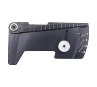 Cpolebev 1 Pcs Metal Camber Gauge&Ride Height Gauge Tool/Ruler for Adjusting Height and Wheel Rim Camber RC Model Car,Black
