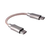 Cpolebev 1 PCS Portable Decoding Amp OTG Cable Type-C to Type-C Recording Line for HiFi Headphone OTG Adapter
