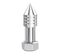 Cpolebev 1 Pcs Stainless Steel Speaker Spikes Hifi Audio AMP Subwoofer Isolation Stand Foot Cone Adjustable Height M10