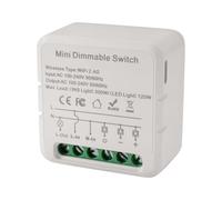 Cpolebev 1 PCS Tuya WiFi Smart Dimmers Switch Module Smart Dimmer Switch LED Lights Dimmable Switch Supports 2 Way Control Work with for Home