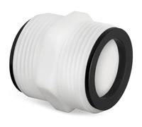 Cpolebev 1 Piece 1.5Inch to 1.5Inch Pool Hose Connector for Above Ground Swimming Pool Hose and Filter Pumps White