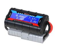Cpolebev 1 Piece 150A LCD Digital Amp Watt Meter Power Analyser Plastic Car Accessories Solar Caravan Meter for Anderson Plug Tool