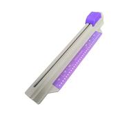 Cpolebev 1 Piece 30 Holes Puncher Sliding Light Duty Paper Punch White & Plastic A4 B5 A5 A7 B7 A6 B6 Capacity 5 Sheets Hole Punch Paper Punch