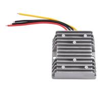 Cpolebev 1 Piece DC 9-36V to DC 12V 10A 120W Voltage Converter Regulator Gray Metal DC/DC Boost Transformer