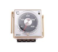 Cpolebev 1 Piece E5C2 Guide Rail Type Temperature Controller 220V Digital Display Pointer Control Switch (B)