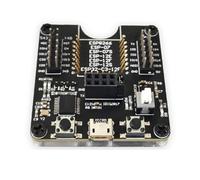 Cpolebev 1 Piece ESP8266 Test Rack Module Programmer PCB Support ESP-01 01S 12 ESP32-C3-12F Multi-Function Portable Module