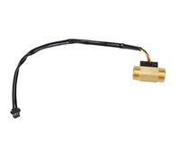 Cpolebev 1 Piece of -B1 Turbine Water Flow Sensor G1 / 2 Inch Electromagnetic Brass in-Line Hall Switch Male Thread 1-25 L/Min