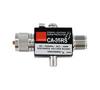 Cpolebev 1 Piece UHF Coaxial Arrestor Arrestor Surge Protector Male to Female UHF Connector