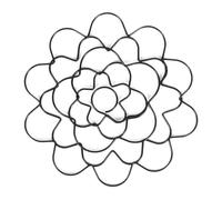 Cpolebev 1 Piece Wire Flower Arranging Tool- Flower Frog, Reusable, Black Bendable Flower Grid 4Inch
