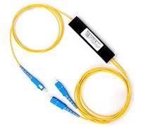 Cpolebev 1 Point 2 Taper Fiber Optic Splitter Splice Box Splitter SC Port FTTH Fiber Home Cold Connection
