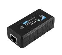 Cpolebev 1 Port POE Extender 10/100Mbps with IEEE 802.3Af Standard Input/Output for IP Camera Transmission Distance 120 Meters
