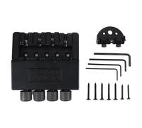 Cpolebev 1 Set 4 String Headless Bass Guitar Bridge System Electric Bass Part for Headless Electric Bass Replacement