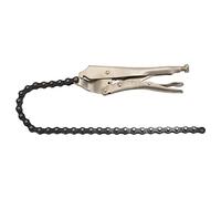 Cpolebev 10 inch Chain Vise Clamp Plier Locking Grip Wrench Oil Filter Pipe 16.5 inch Chain Length
