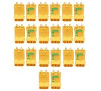 Cpolebev 10 Pairs XT90S XT90 Connector Anti-Spark Male Female Connector for Battery, ESC and Charger Lead