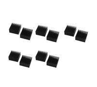 Cpolebev 10 Pcs 40X40X20mm Aluminum Heatsink Radiator Cooling Cooler for Electronic Chip LED with Thermal Conductive Double Sided