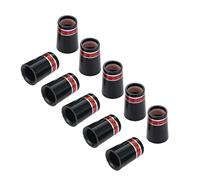 Cpolebev 10 Pcs Golf Sleeve Ferrule for Golf Irons Tip Size 0.370 Plastic Golf Ferrules Club Shafts Accessories,Red