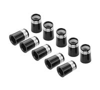 Cpolebev 10 Pcs Golf Sleeve Ferrule for Golf Irons Tip Size 0.370 Plastic Golf Ferrules Club Shafts Accessories,Silver