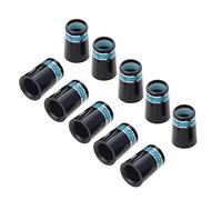 Cpolebev 10 Pcs Golf Sleeve Ferrule for Golf Irons Tip Size 0.370 Plastic Golf Ferrules Club Shafts Accessories,Blue