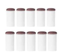 Cpolebev 10 Pcs Slip-on Pool Cue Tips Billiard Accessories Billiards Fans Entertainment 12mm