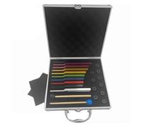 Cpolebev 10 PCS Tuning Fork Set, Tuning Forks for Healing Chakra Sound Therapy Keep Body Multicolor