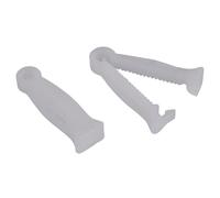Cpolebev 100 Pcs Disposable Umbilical Cord Clip Hemostatic Clips Animals Livestock Pig Equipment for Pig Animals
