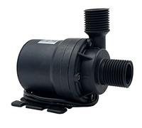 Cpolebev 1000L/H 8M DC 12V Home Portable Brushless Motor Submersible Water Pump for Cooling System Fountains Heater Mini