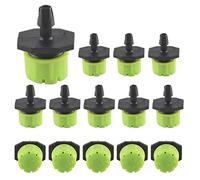 Cpolebev 100Pcs 1/4Inch Adjustable Micro-Type Drip Irrigation System Watering Sprinklers Anti-Clogging Emitter Garden Supplies