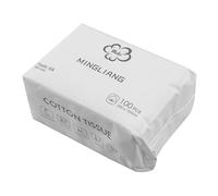 Cpolebev 100PCS Disposable Wash Face Towel, Clean Face Towel, Make of Cotton, Remove Makeup Towel, Wash Tissue