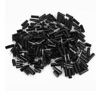 Cpolebev 100Pcs / Lot 2Ml Black Plastic Perfume Bottle Sample Sprayer Atomizer Perfume Bottle