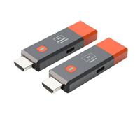 Cpolebev 1080P 50M Wireless -Compatible Extender Video Transmitter Receiver Adapter Dongle for Camera PC to TV