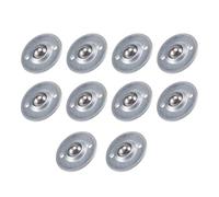 Cpolebev 10Pcs -16B 5/8-Inch Bearing Steel Roller Ball Flange Conveyor Transfer Unit
