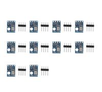 Cpolebev 10PCS AHT10 High Precision Digital Temperature and Humidity Sensor Measurement Module I2C Communication Replace SHT20